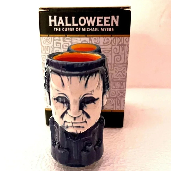GEEKI TIKI THE CURSE OF MICHAEL MYERS MINI MUG / MUGLET / SHOT GLASS - Picture 1 of 5